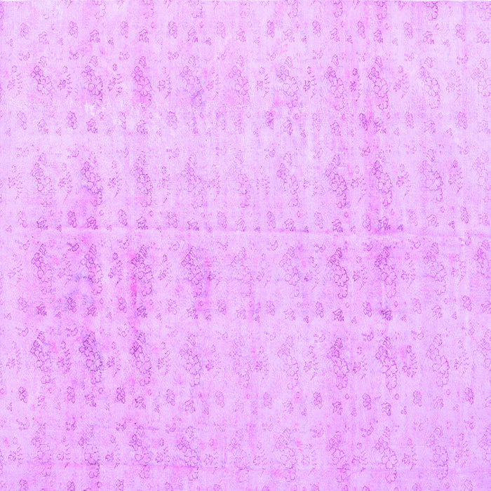 Square Machine Washable Persian Purple Traditional Area Rugs, wshtr3863pur