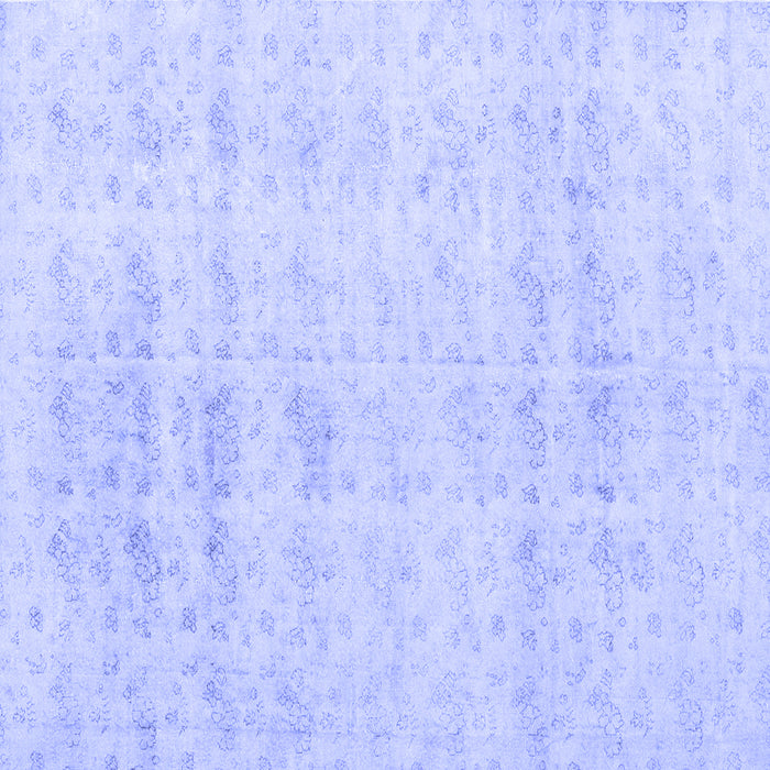 Square Machine Washable Persian Blue Traditional Rug, wshtr3863blu