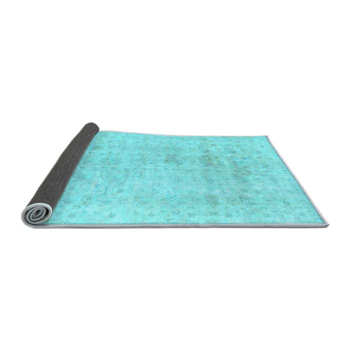 Sideview of Persian Light Blue Traditional Rug, tr3863lblu