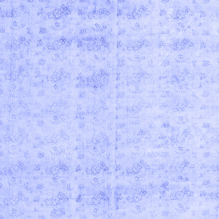 Machine Washable Persian Blue Traditional Rug, wshtr3863blu