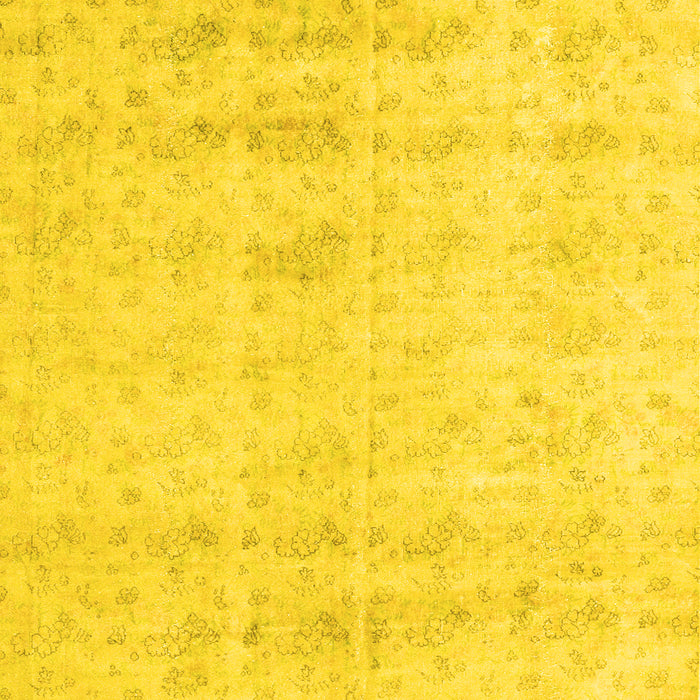 Machine Washable Persian Yellow Traditional Rug, wshtr3863yw