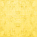 Square Persian Yellow Traditional Rug, tr3864yw