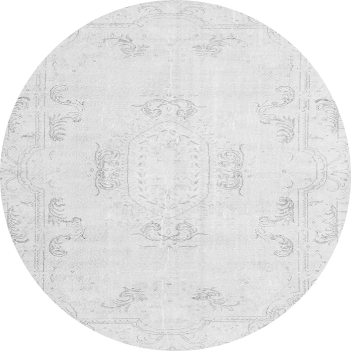 Machine Washable Persian Gray Traditional Rug, wshtr3864gry