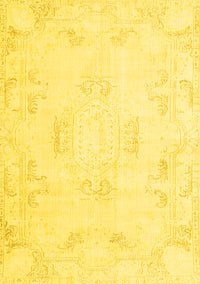 Persian Yellow Traditional Rug, tr3864yw