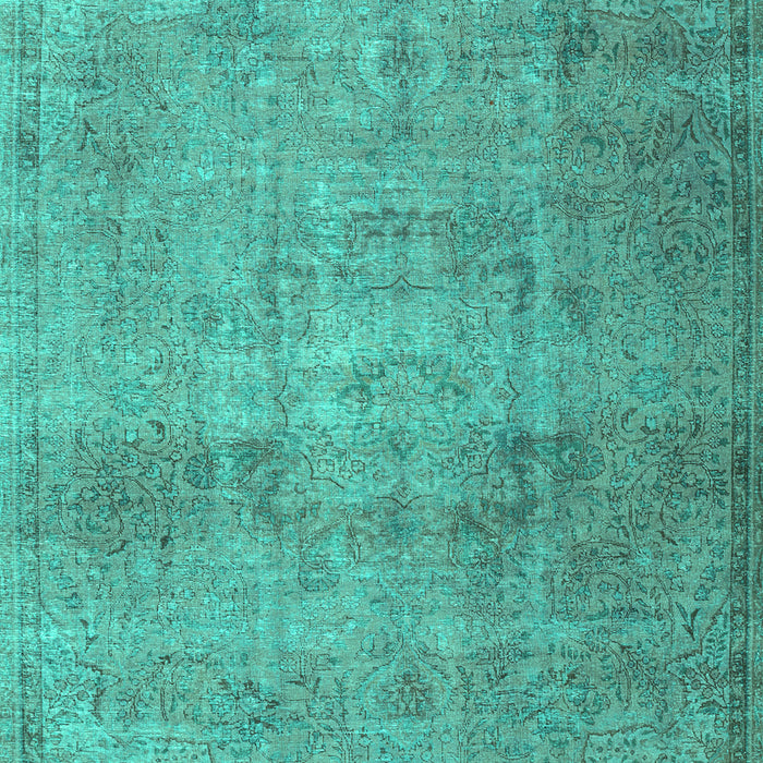 Machine Washable Persian Turquoise Traditional Area Rugs, wshtr3865turq