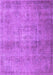 Machine Washable Persian Purple Traditional Area Rugs, wshtr3865pur