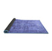 Sideview of Persian Blue Traditional Rug, tr3866blu