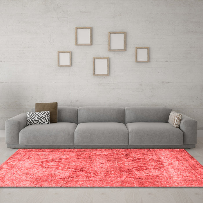 Traditional Red Washable Rugs