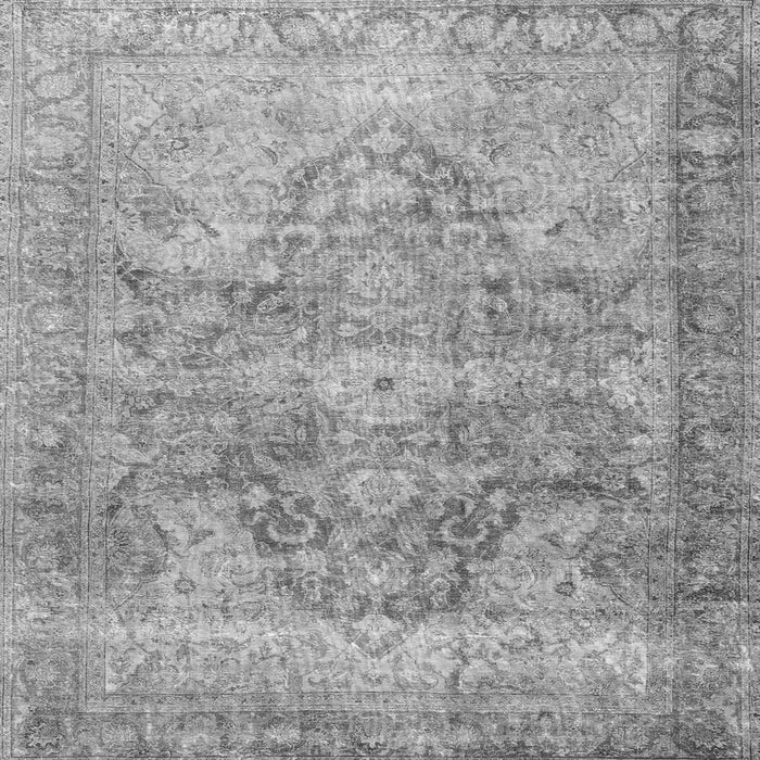 Serging Thickness of Persian Gray Traditional Rug, tr3866gry
