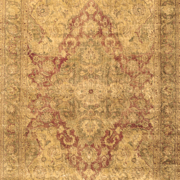 Machine Washable Persian Brown Traditional Rug, wshtr3866brn