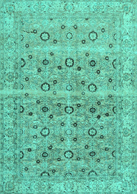 Persian Turquoise Traditional Rug, tr3867turq