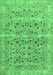 Persian Emerald Green Traditional Rug, tr3867emgrn