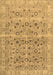 Machine Washable Persian Brown Traditional Rug, wshtr3867brn