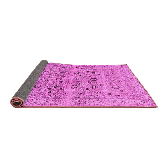 Sideview of Persian Pink Traditional Rug, tr3867pnk