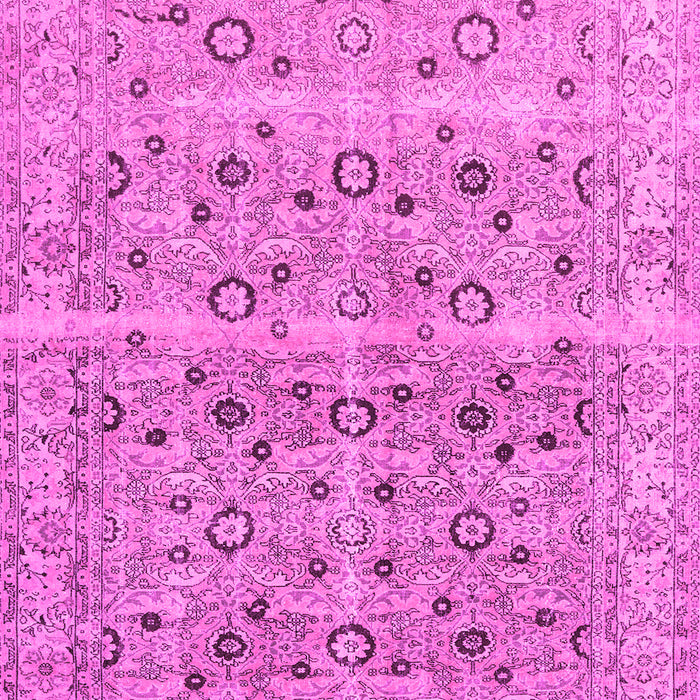 Machine Washable Persian Pink Traditional Rug, wshtr3867pnk