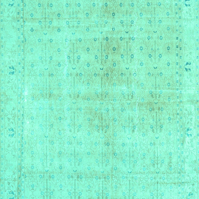 Machine Washable Persian Turquoise Traditional Area Rugs, wshtr3868turq