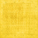 Square Persian Yellow Traditional Rug, tr3868yw