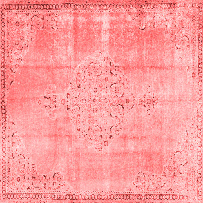Machine Washable Persian Red Traditional Rug, wshtr3869red