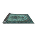 Sideview of Medallion Light Blue Traditional Rug, tr386lblu