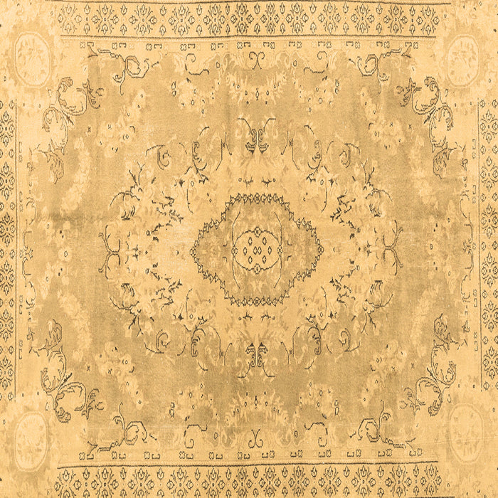 Square Machine Washable Persian Brown Traditional Rug, wshtr3870brn