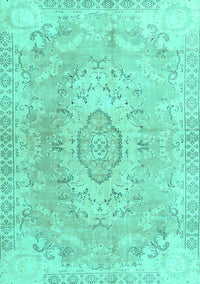 Persian Turquoise Traditional Rug, tr3870turq