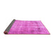 Sideview of Persian Pink Traditional Rug, tr3871pnk