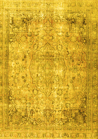 Persian Yellow Traditional Rug, tr3871yw