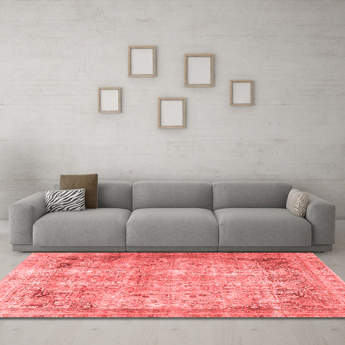 Traditional Red Washable Rugs