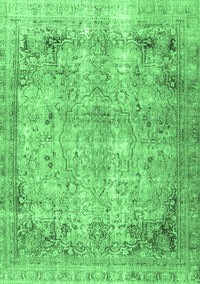 Persian Emerald Green Traditional Rug, tr3871emgrn