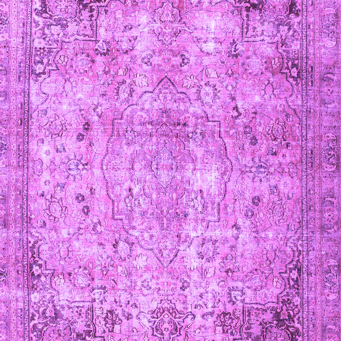 Machine Washable Persian Purple Traditional Area Rugs, wshtr3871pur