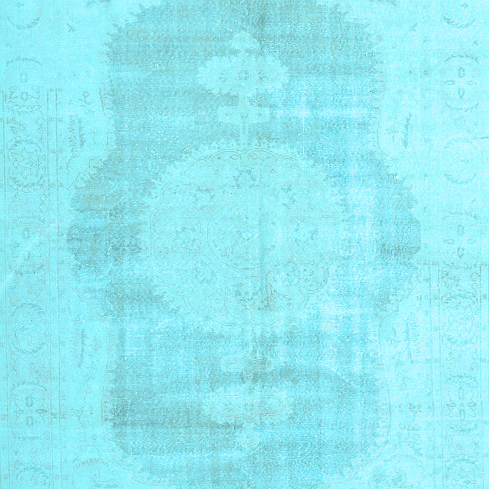 Machine Washable Persian Light Blue Traditional Rug, wshtr3872lblu