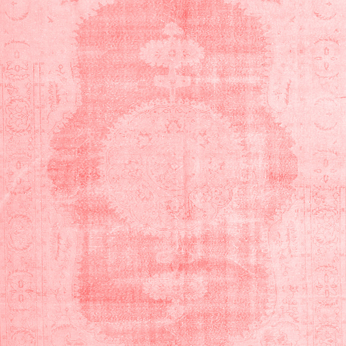 Machine Washable Persian Red Traditional Rug, wshtr3872red