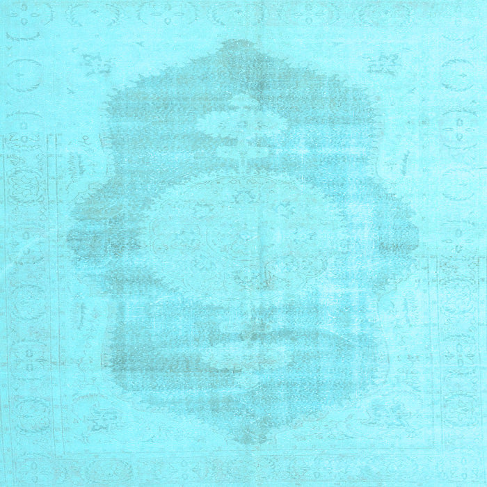 Square Persian Light Blue Traditional Rug, tr3872lblu