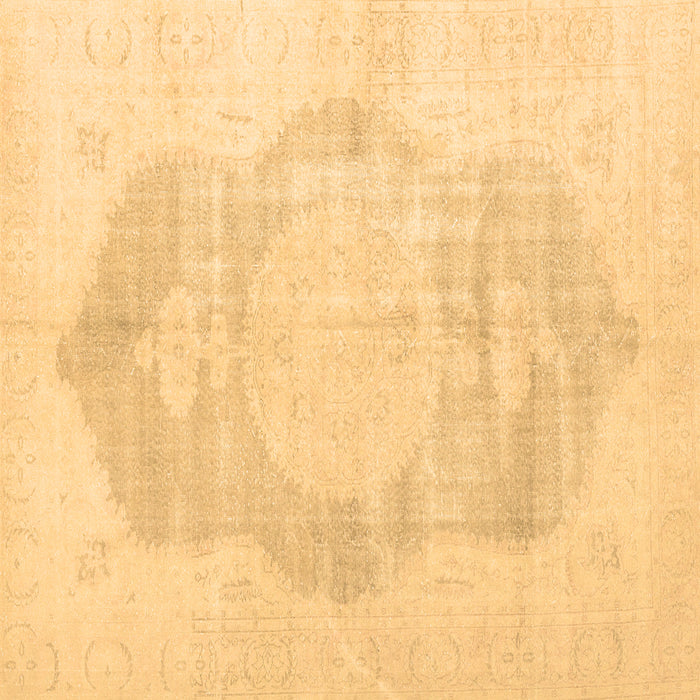 Square Persian Brown Traditional Rug, tr3872brn