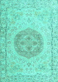 Persian Turquoise Traditional Rug, tr3873turq