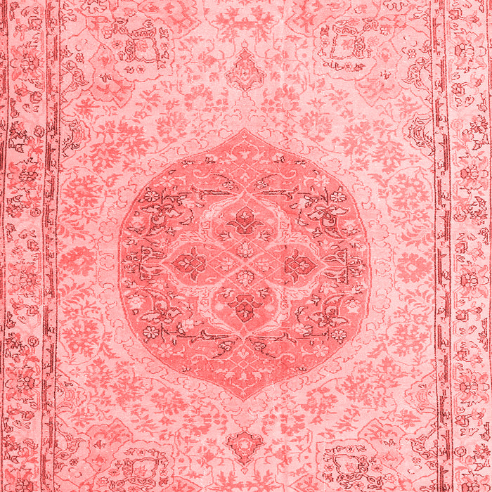 Machine Washable Persian Red Traditional Rug, wshtr3873red