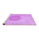 Sideview of Machine Washable Persian Purple Traditional Area Rugs, wshtr3873pur