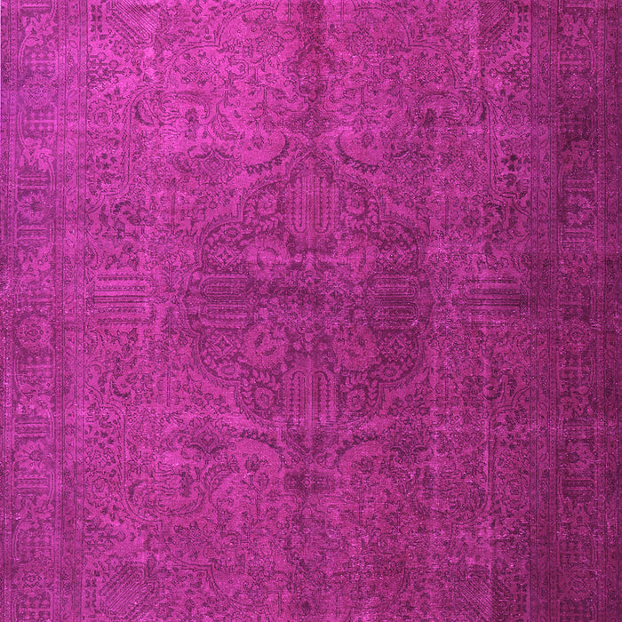 Machine Washable Persian Pink Traditional Rug, wshtr3874pnk