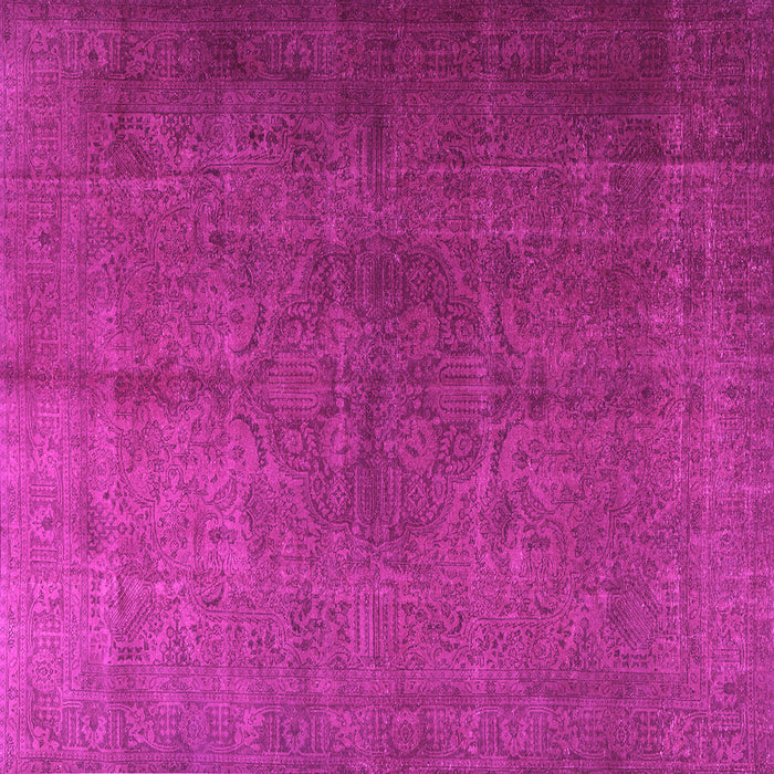 Square Persian Pink Traditional Rug, tr3874pnk