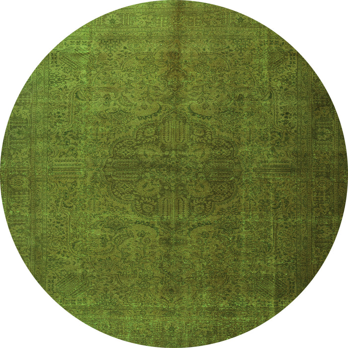 Machine Washable Persian Green Traditional Area Rugs, wshtr3874grn