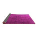 Sideview of Persian Pink Traditional Rug, tr3874pnk