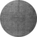 Square Persian Gray Traditional Rug, tr3874gry