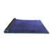 Sideview of Persian Blue Traditional Rug, tr3874blu