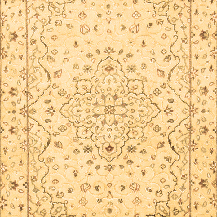 Machine Washable Persian Brown Traditional Rug, wshtr3875brn