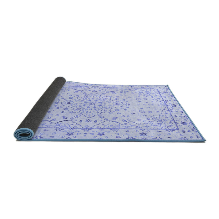Sideview of Persian Blue Traditional Rug, tr3875blu