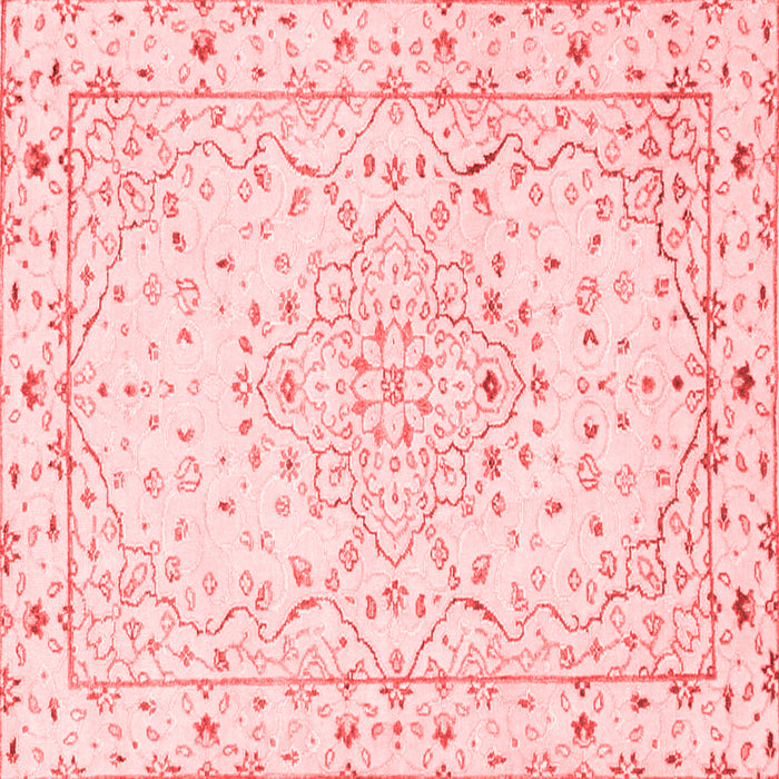 Machine Washable Persian Red Traditional Rug, wshtr3875red