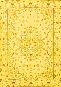 Persian Yellow Traditional Rug, tr3875yw