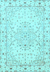 Persian Light Blue Traditional Rug, tr3875lblu