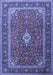 Medallion Blue Traditional Rug, tr3876blu