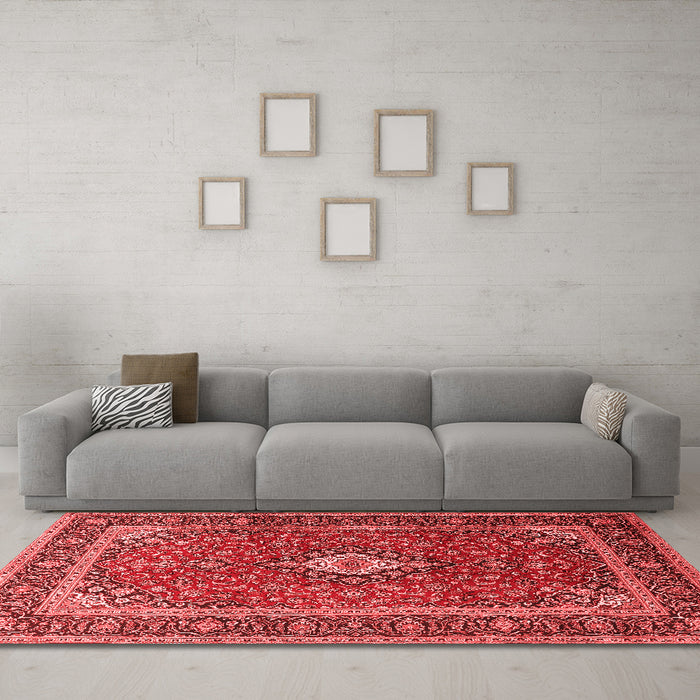 Traditional Red Washable Rugs